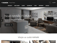 Tablet Screenshot of hanak-forum.cz